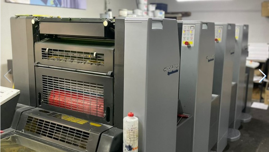 Used printing machinery
